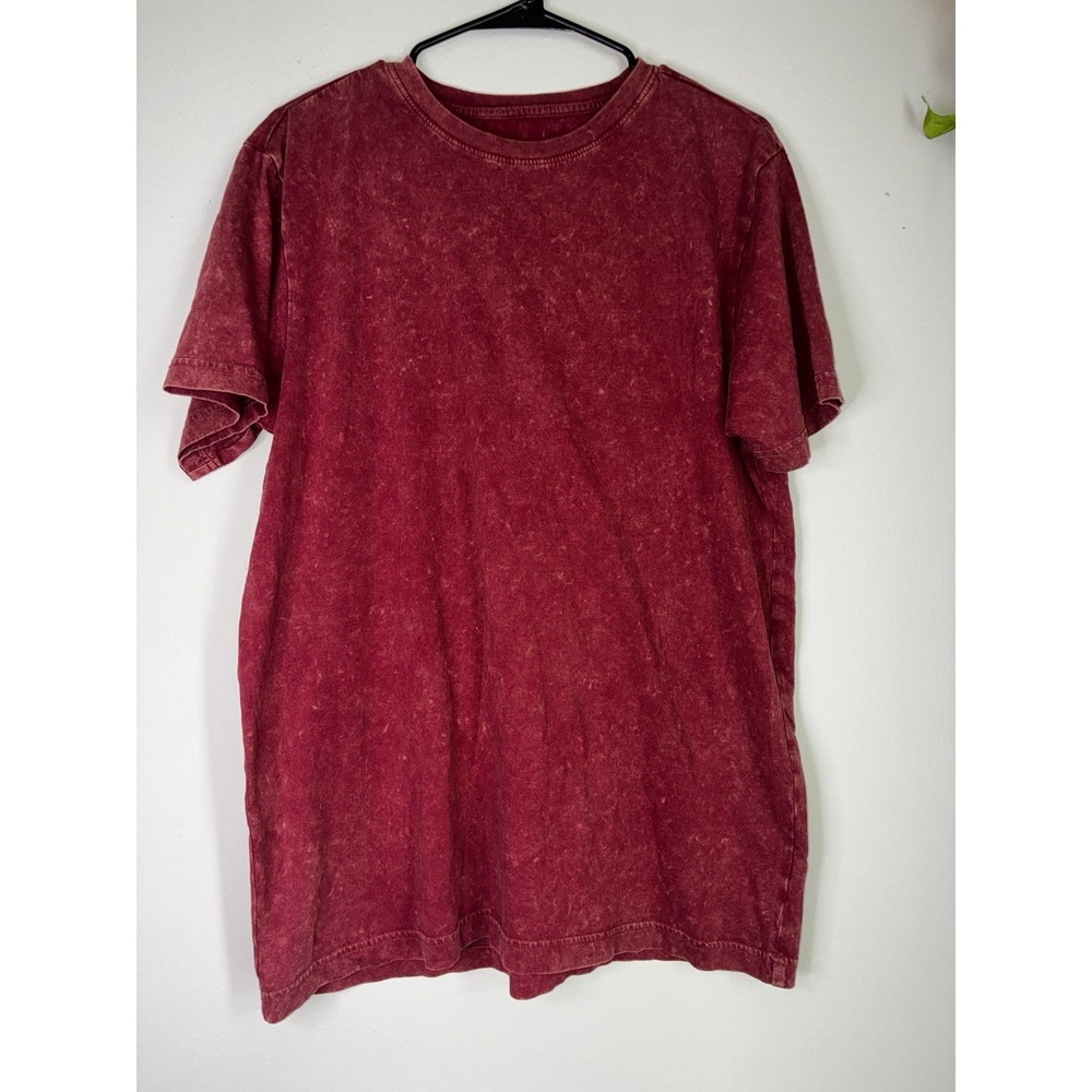 Red Acid Wash Original Use T Shirt